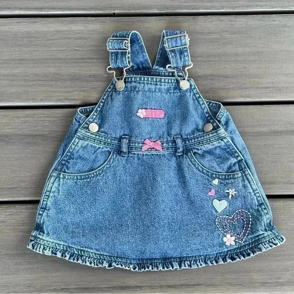Just One Year by Carter’s Denim Overall Jumper Size 6 Months
